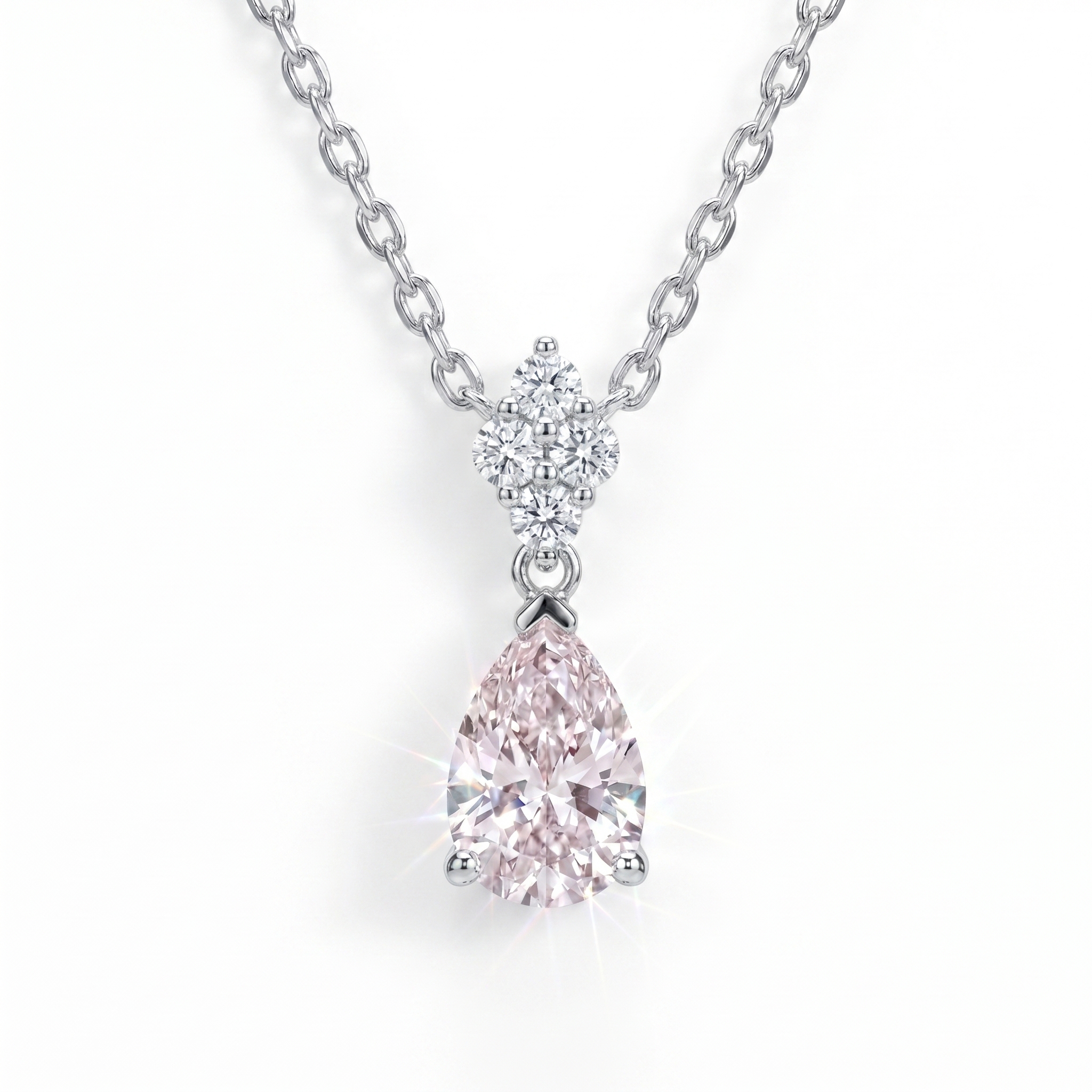 Pink Sapphire Necklace