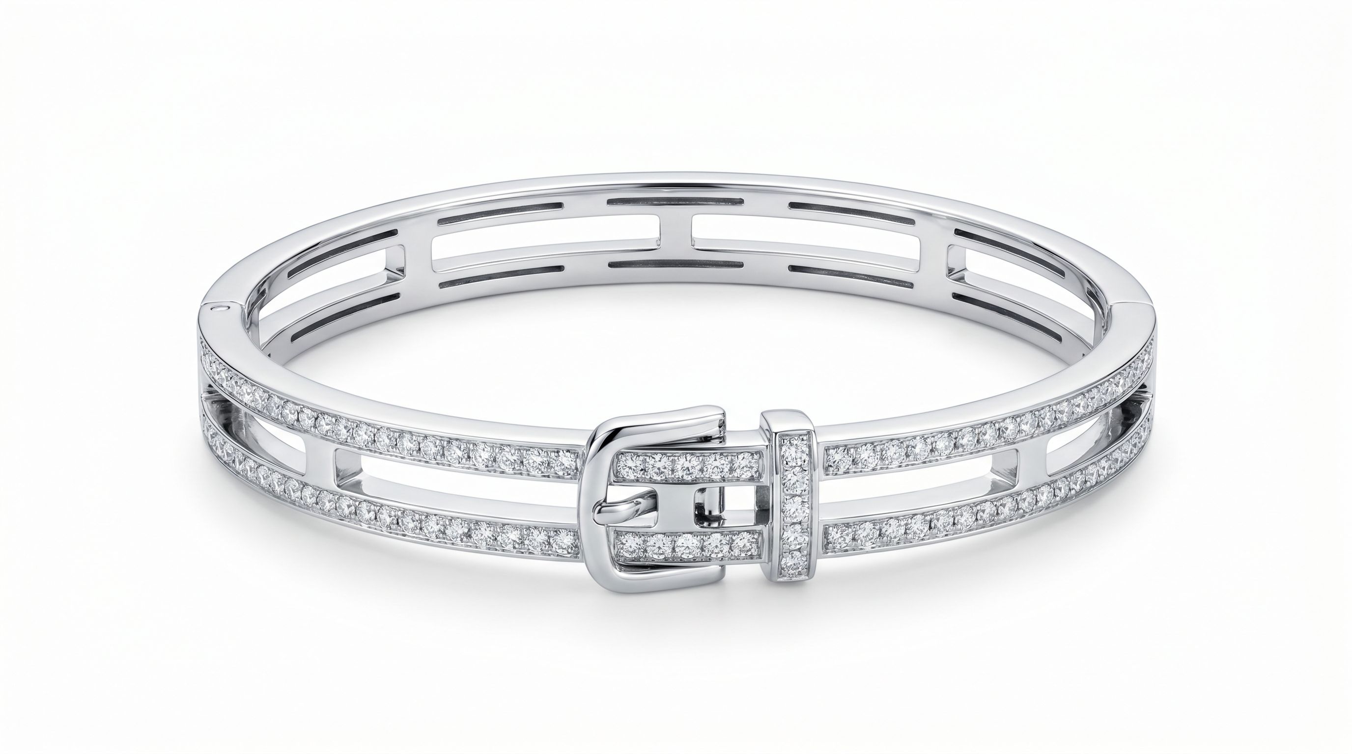 Pure Silver Concept Bangle